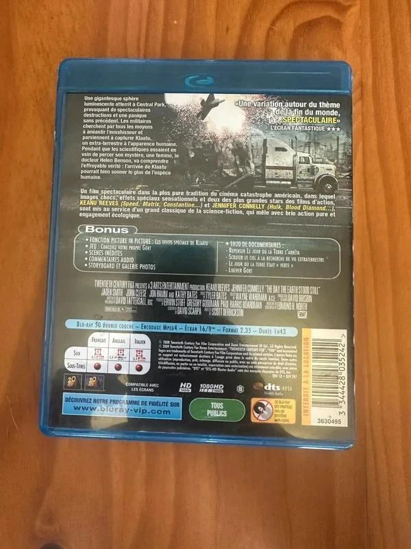 blu-ray el día en que la Tierra se detuvo – photo 4